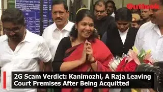 2G Scam Verdict: Kanimozhi, A Raja Leaving Court Premises After Being Acquitted