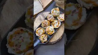 Bread pizza cups !😍 #food
