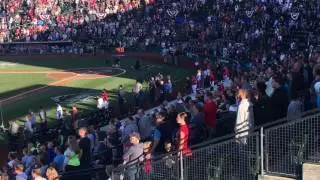 Rich Wetzel's GHO playing Star Spangled Banner, Tacoma Rainiers