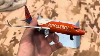 Unboxing the sun country Daron plane