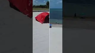 Beach Bubble Meets Key Biscayne Beach, FL  #beachbubble