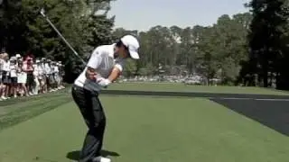 Matteo Manassero swing - Down the Line