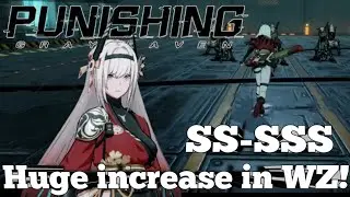 Going from SS to SSS gives crazy boost to war-Zone scores! Punishing Gray Raven