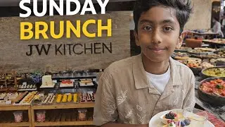 Luxury Sunday Brunch at JW Marriott, Bengaluru | Food,  Ambience & Experience