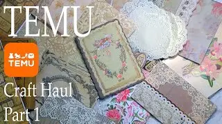 Temu PaperCraft Haul &mdash; Часть 1 за август