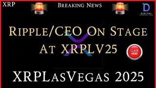 XRP- Ripple/CEO - On Stage XRPLV25 - Cricle Bid? - Dent In The Universe RLUSD & More
