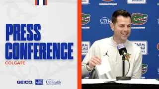Florida Men's Basketball | Head Coach Todd Golden Postgame Press Conference | Colgate