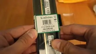 Китайская оперативка Kinlstuo 2x2GB DDR2 800 [ распаковка / unboxing ] bay193