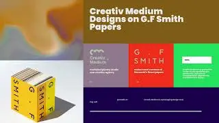 Creativ Medium Studio design and print on G.F Smith Papers & Colorplan Papers in Switzerland