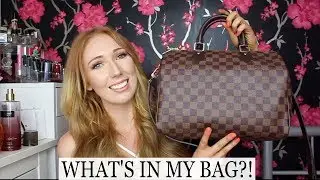 WHAT'S IN MY BAG?! | LOUIS VUITTON SPEEDY 30 BANDOULIERE!