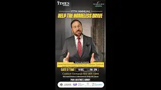 Jagrup Brar Supports Help The Homeless Drive
