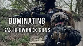 Dominating an Airsoft Field with GAS BLOWBACK Guns Only