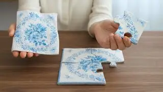 Nobody believes this is made from napkins 😱 DIY Coaster