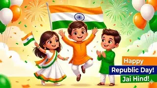 🇮🇳 Republic Day Special | Saare Jahan Se Achha | Cartoon Kids Patriotic Video