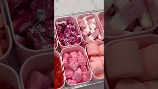 💖🌸💕 #asmr #restock #pink #aesthetic#candy #pinkaesthetic#organization #snackbox#snack#satisfying