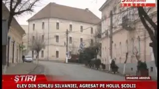 ELEV DIN SIMLEU SILVANIEI, AGRESAT PE HOLUL SCOLII