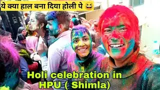 Holi celebration in Shimla 🖍️🎨💜 ||  Girl from North