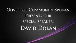 03/12/22 Special speaker: David Dolan