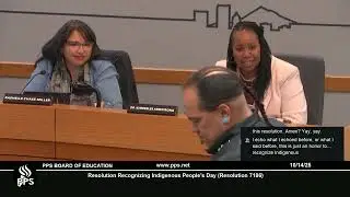 2025-10-14 Board of Education Regular Meeting