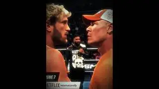 john Cena vs Logan Paul ☠️ #wwe