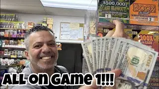 We went all in on game one!!!