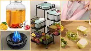 Amazon space saving kitchen organiser ideas 🥣 / latest useful kitchen products 🏠