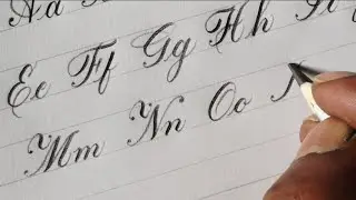 Beautiful pencil calligraphy | how to alphabet with pencil | calligraphy