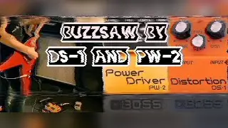 Boss DS-1 vs Boss PW-2 comparison. HM2 buzzsaw character