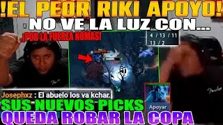 EL PEOR RIKI APOYO 4!! MACARIUS NO VE LA LUZ CON SUS NUEVOS PICKS, SOLO QUEDA ROB4R LA COPA DOTA 2