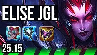 ELISE vs TRUNDLE (JGL) | 37k DMG | KR Master | 25.15