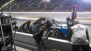 Johnny Sauter's pit stops at Iowa Speedway 7/13 - American Ethanol 200