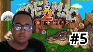 TIRANOSSAURO-REX FILHO DA M&Atilde;E!! - JOE AND MAC 2 (SNES) #5