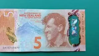 New Zealand $5 Note | UK Coin Hunter