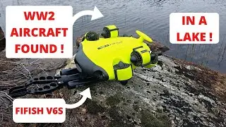 WW2 aircraft found by underwater drone. Fifish V6S.