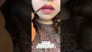 Best MAC Powder Matte Lipstick #mac #trending #viral #like #tiktok #youtubeshorts #lipstick #swatche