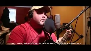 golden age pre73mk2 test voice and acoustic guitar