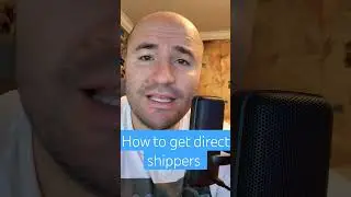 how to get direct shippers in trucking #shorts #trucking