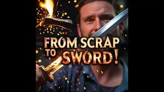 🔥 Forging a Sword from Scrap Iron! Incredible Transformation!