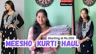 🛍️ Meesho Kurti Haul 👗 | What I ORDERED 🆚 What I GOT from MEESHO 😱| #nithushub