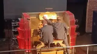 Damon willetts and Cameron Lloyd Buttermarket Wurlitzer last concert 18/09/22