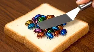 Crunchy Bugs ASMR! 15 Hypnotic Candy Critter Spreads for Deep Relaxation (No Talking)