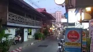 Naresdamri Road and Hilton Hotel in Hua Hin Thailand