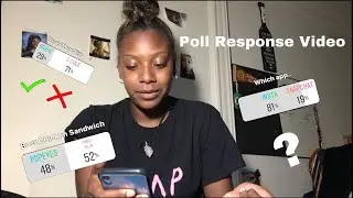 INSTAGRAM POLL RESPONSE VIDEO‼️✨