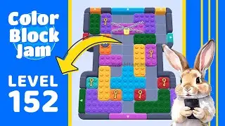 Color Block Jam Level 152 Solution Walkthrough