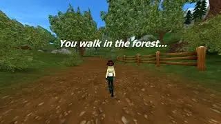 You walk in the forest - ASMR nature sounds (Star Stable Online)