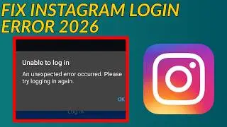 How to Fix Instagram Login Error (2026) | Instagram Login Issue