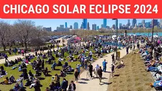 Solar Eclipse 2024 in Chicago - Walking and People Watching in Andler Planetarium | April 8, 2024 |