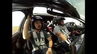 BCDriven:  Instructing Matt Suenaga at his first drift event.