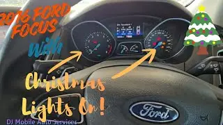 Рождественская елка для Ford Focus (индикаторы двигателя и ABS Ford Focus 2016 года)