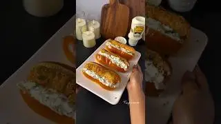 Hot Dogs au poisson et sa sauce tartare 🌭🐟🔥✨#shortsvideo #burger #zingerburger #fishing #fishburger